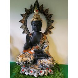 Buddha Statue for Home Decor | Resin Blessing Buddha Idol for Peace, Meditation & Vastu