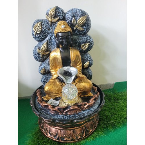 Budha Table Top Indoor Outdoor Hut Home Water Fall Fountain