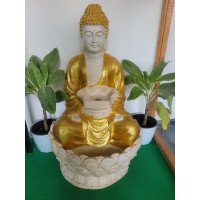 Buddha golden with ivory Water Fountain