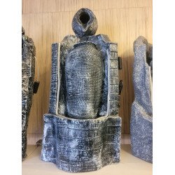 Art ManiaIndoor Waterfall Fountain for Home Decor, Golden Floor Fountain Pot Spill, Water Fountain for Home Multi Colour.